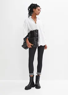Leggings med jeanslook i bomullsmix, bonprix