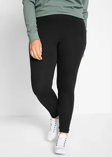 Leggings med ren ekologisk bomull (2-pack), bonprix