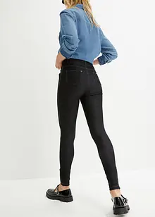 Leggings med jeanslook och dragkedja, bonprix