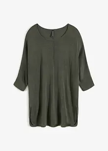 Finstickad tröja med 3/4-ärm, bonprix