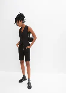 Bermudashorts med hög midja i elastisk bomullsmix, bonprix