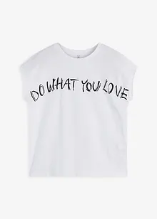 Oversizetopp av ren bomull, bonprix