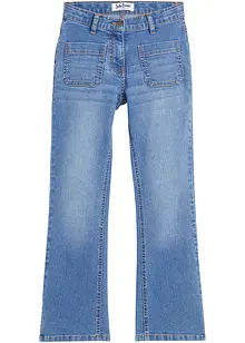 Bekväma jeans med utsvängda ben, bonprix