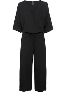 Jerseyjumpsuit i följsam viskos, bonprix