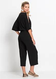 Jerseyjumpsuit i följsam viskos, bonprix
