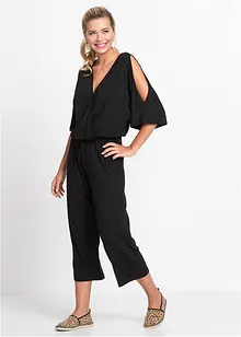 Jerseyjumpsuit i följsam viskos, bonprix