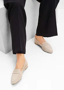 Loafers i skinn, bonprix