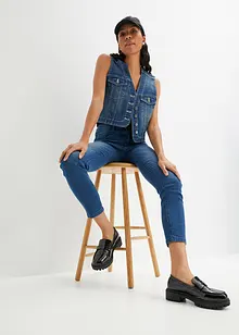 Stretchig jeansväst, bonprix
