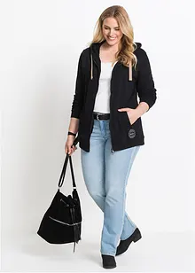 Bootcut Jeans Mid Waist, Comfort Stretch, bonprix