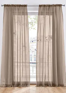 Gardiner av lätt voile (2-pack), bonprix