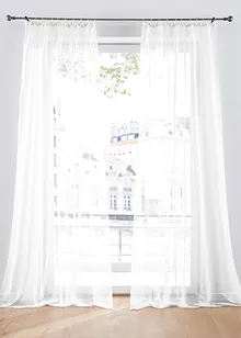 Gardiner av lätt voile (2-pack), bonprix