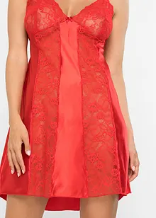 Negligé i satin, bonprix