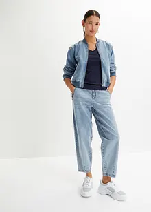 Barrel Jeans Mid Waist, med bekväm midja, bonprix