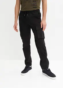 Dra-på-byxa i cargostil, Loose Fit, raka ben, bonprix