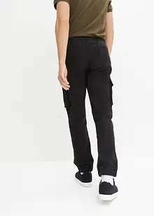Dra-på-byxa i cargostil, Loose Fit, raka ben, bonprix