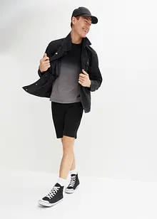 T-shirt och trikåbermudas (2 delar) i bomull, bonprix