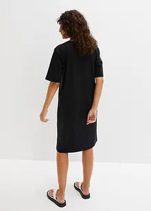 T-shirtklänning i oversizemodell med bomull (2-pack), bonprix