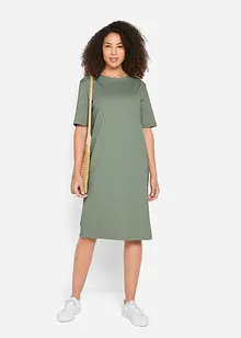 T-shirtklänning i oversizemodell med bomull (2-pack), bonprix