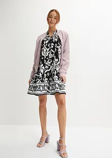 Tunikaklänning i följsam viskos, bonprix