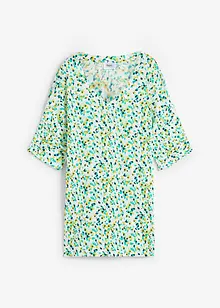 Jerseytopp av viskosmix med linneandel, bonprix