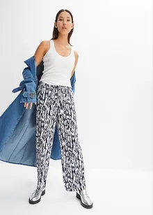 Dra på-byxa av mjuk viskos, bonprix