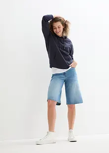 Jeansshorts, High Waist, skön midja, bonprix