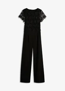 Jumpsuit med spets, bonprix