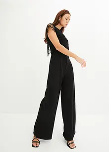 Jumpsuit med spets, bonprix