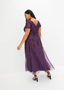 Klänning med paljetter, bonprix