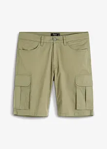 Stretchiga bermudashorts i cargostil, normal passform, bonprix