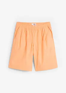 Vida shorts med gubbveck, hög bekväm midja och linneandel, bonprix