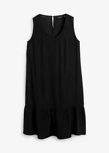 Knälång A-linjeformad viskosklänning, bonprix