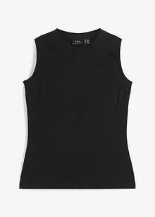 Ärmlös topp med ekologisk  bomull, bonprix