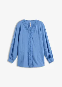 Oversize-muslinblus, bonprix