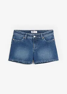 Stretchiga jeansshorts, Mid Waist, bonprix