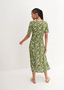 Jerseyklänning i följsam viskos, bonprix