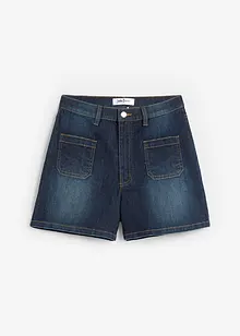 Stretchiga jeansshorts med hög midja, John Baner JEANSWEAR