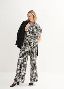 Blus av viskos med vackert fall, bonprix