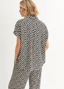 Blus av viskos med vackert fall, bonprix