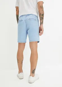 Långa jeansshorts i dra-på-modell, regular fit, John Baner JEANSWEAR