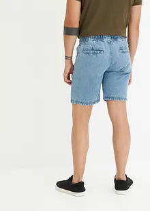 Långa jeansshorts i dra-på-modell, regular fit, John Baner JEANSWEAR