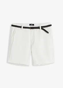 Chinobermudas med bälte, regular fit, bpc bonprix collection