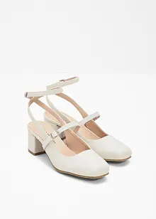 Pumps med remmar, bonprix