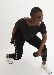 Lång sporttopp med ryggringning, bonprix