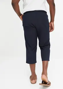 3/4-sweatbyxa i denimlook med bekväm midja, bonprix