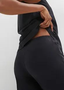 Pyjamas med meshdetaljer, bonprix