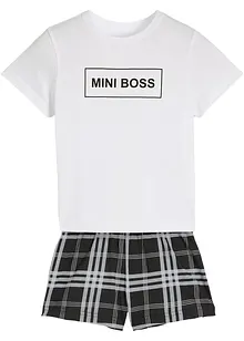 Pyjamas med shorts (2-delad), bonprix