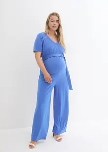 Kräppad mamma-/amningsjumpsuit, bpc bonprix collection