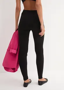 Stretchleggings med ekologisk bomull (2-pack), bonprix