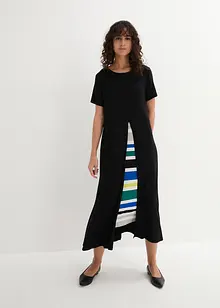 Jerseyklänning i mjuk viskosmix, bonprix